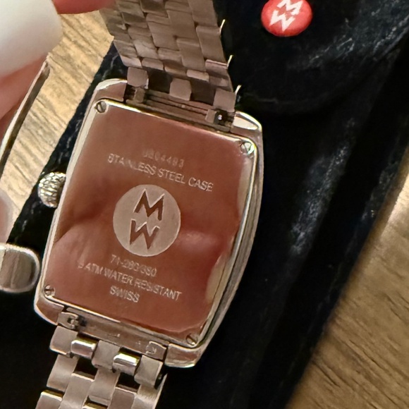 100% Authentic Michele Urban Deco Stainless Steel Watch UNISEX  - Gently Worn main image 4